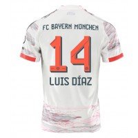 Stroje piłkarskie Bayern Munich Luis Diaz #14 Koszulka Wyjazdowej 2025-26 Krótki Rękaw